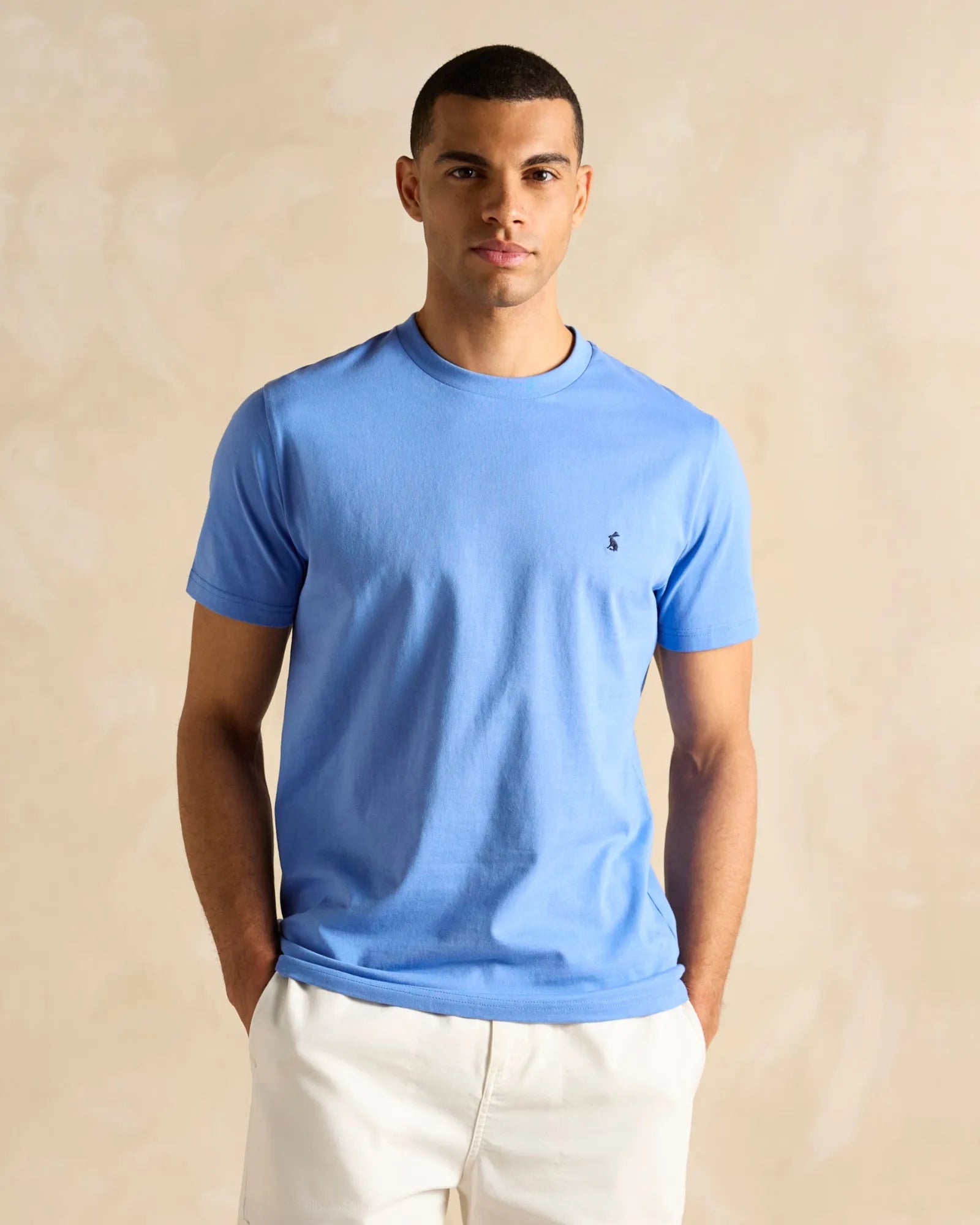 Denton T-Shirt - Mid Blue