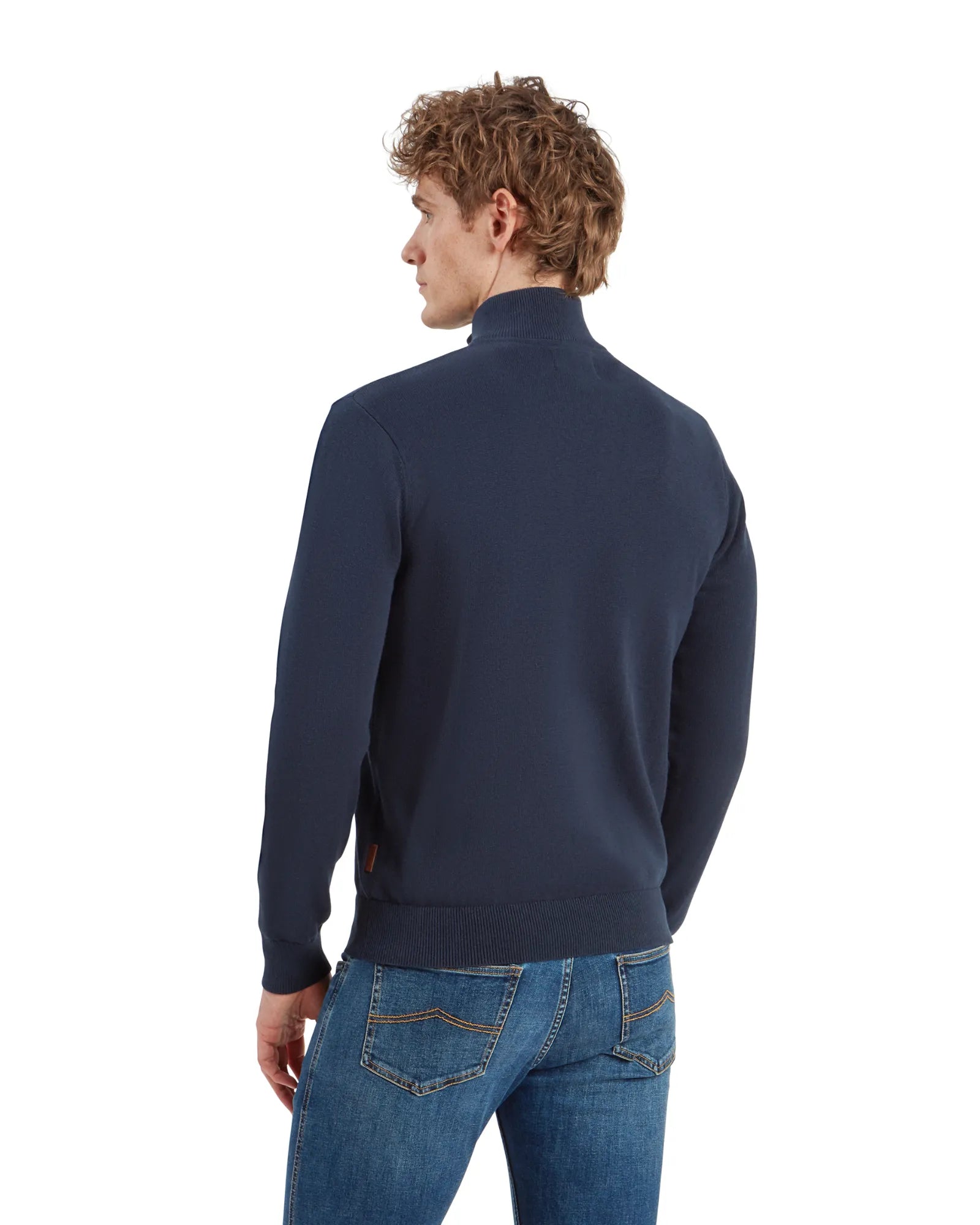 Calton Jumper - Petrol Blue