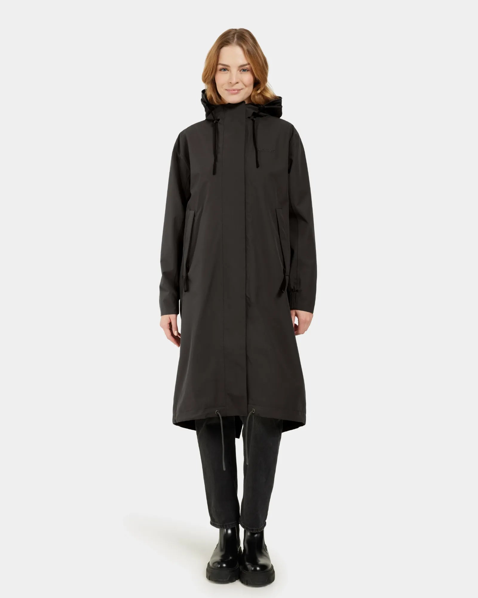 Astrid Long Parka - Black