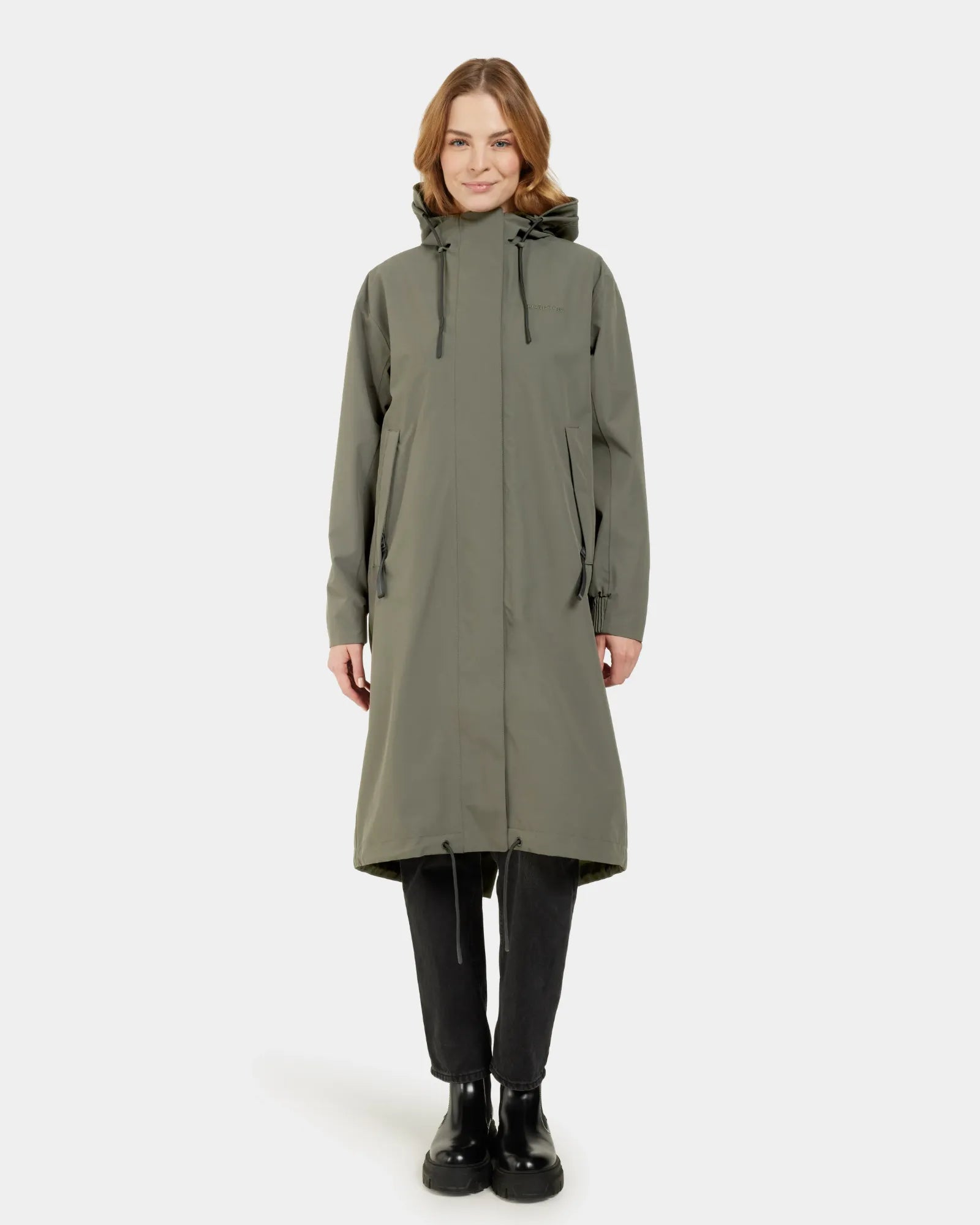 Astrid Long Parka - Deep Green