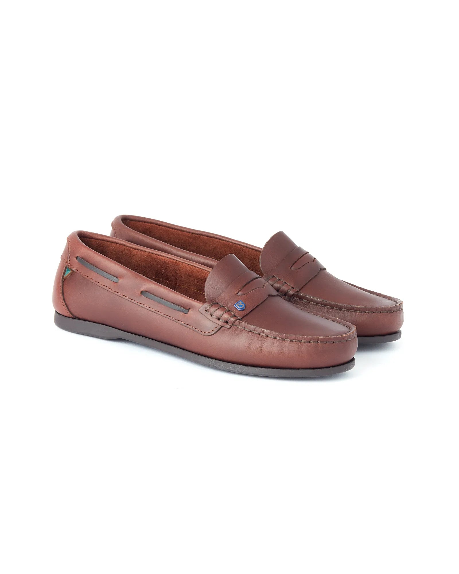 Dubarry Belize Deck Shoe in Mahogany Slip on Deck Shoe Beacon