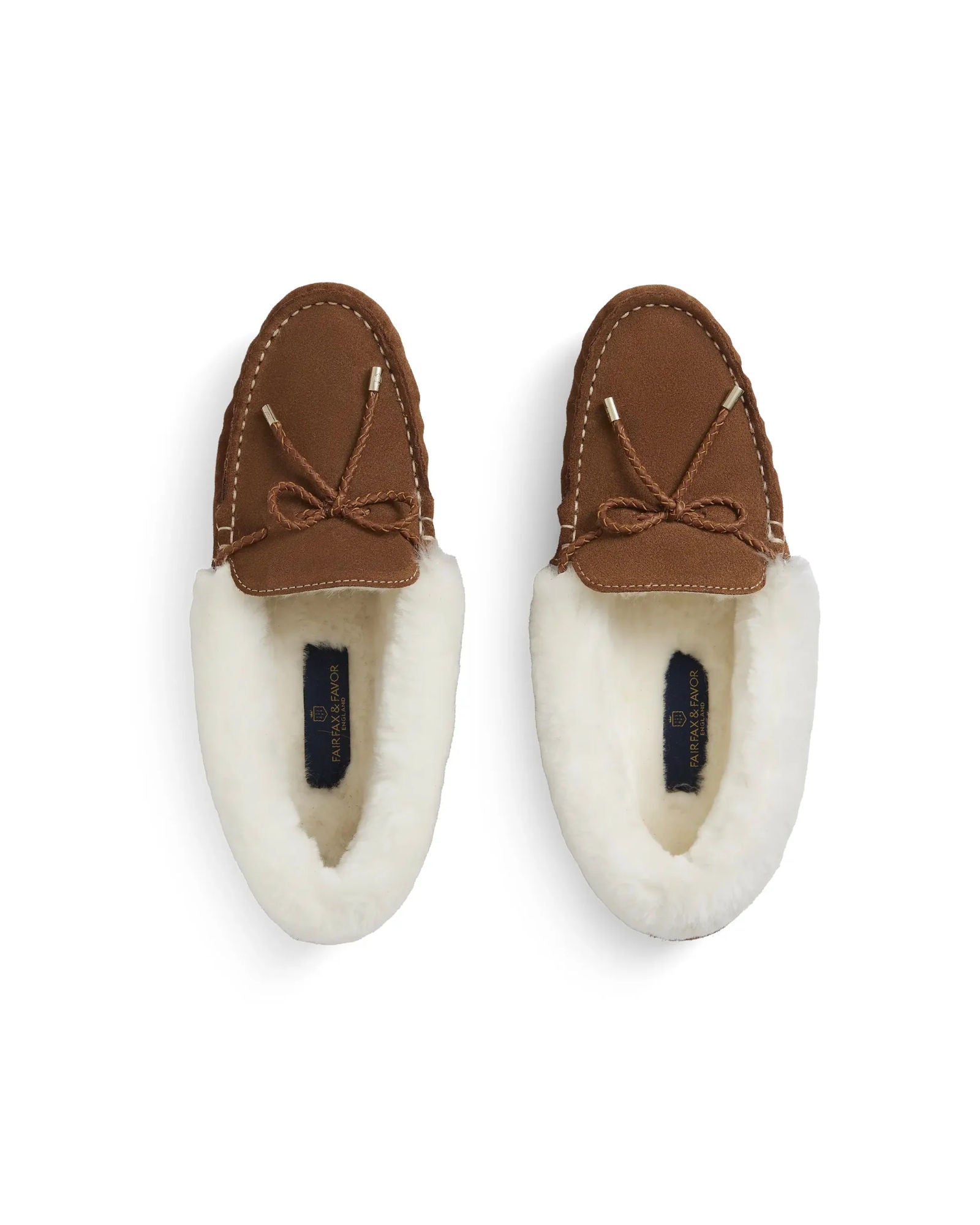 Henley Tan Shearling Lined Slippers