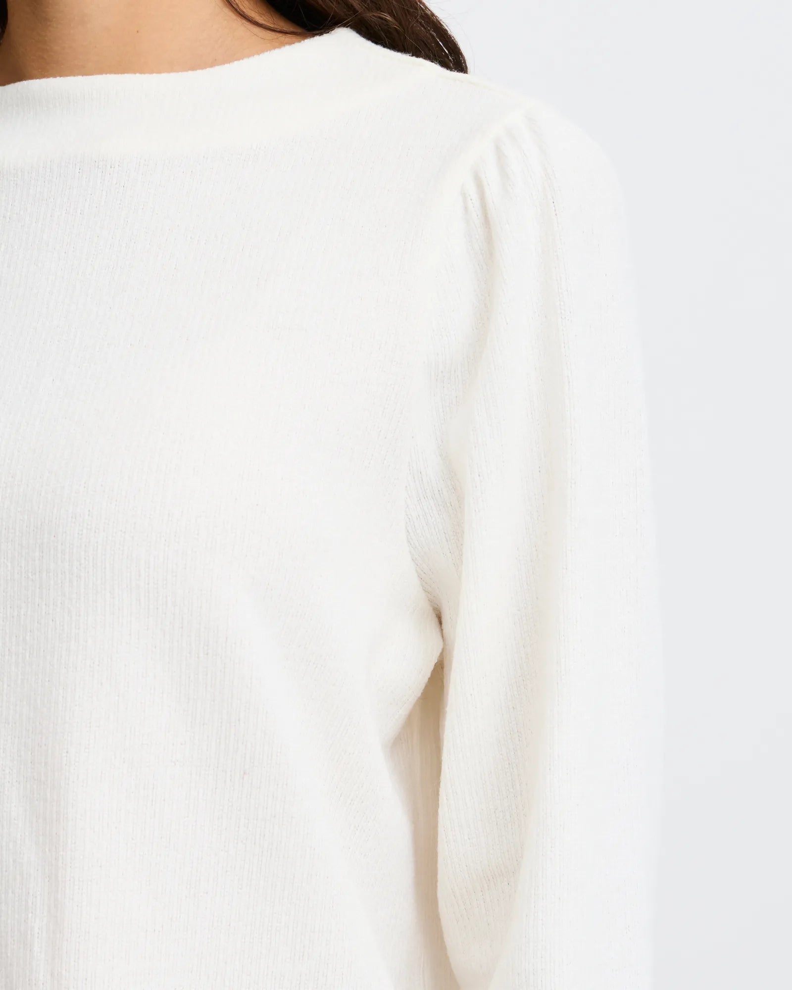 Anabel Long Sleeve T-Shirt - Birch Melange