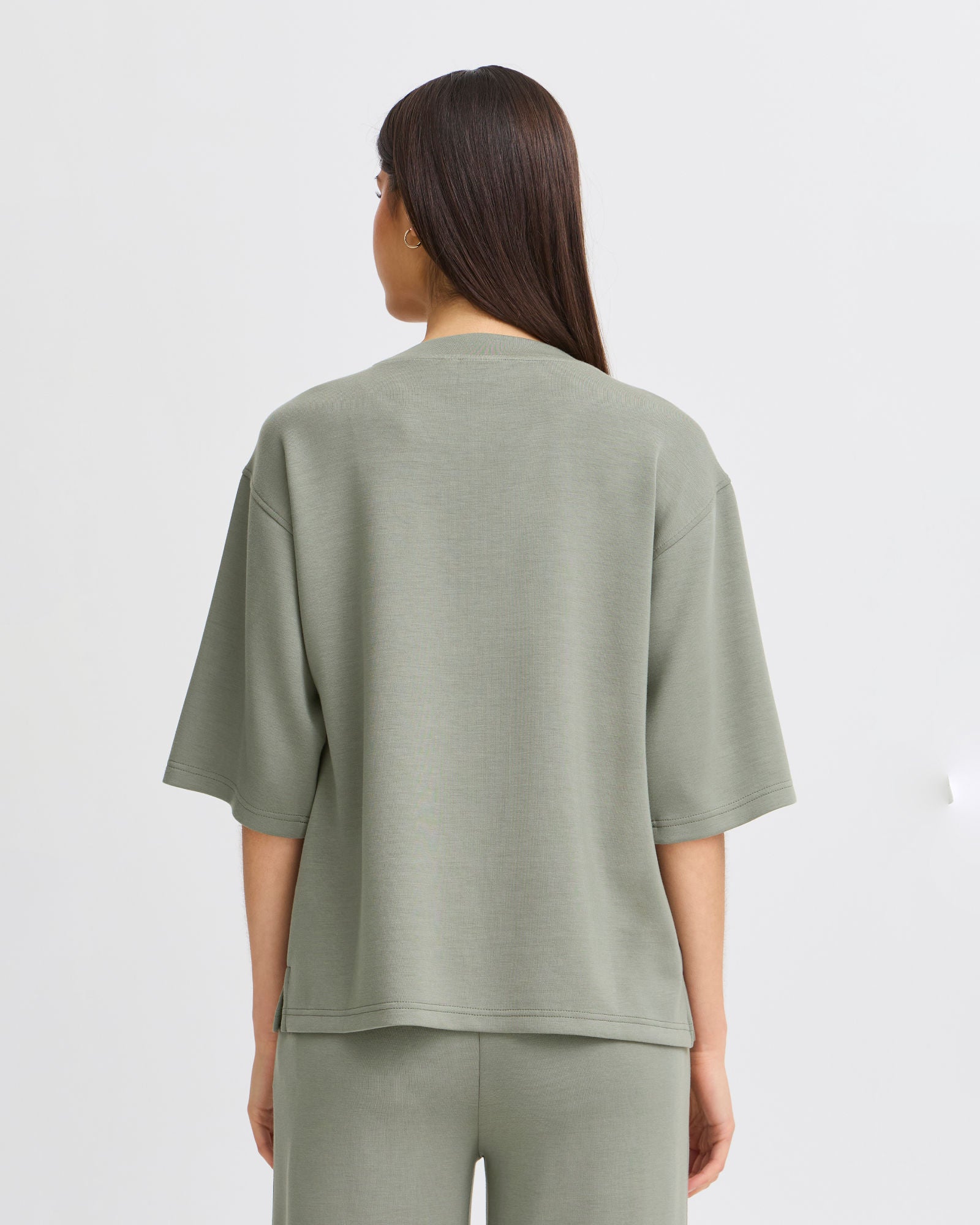 Aurora Short Sleeve Sweatshirt - Agave Green