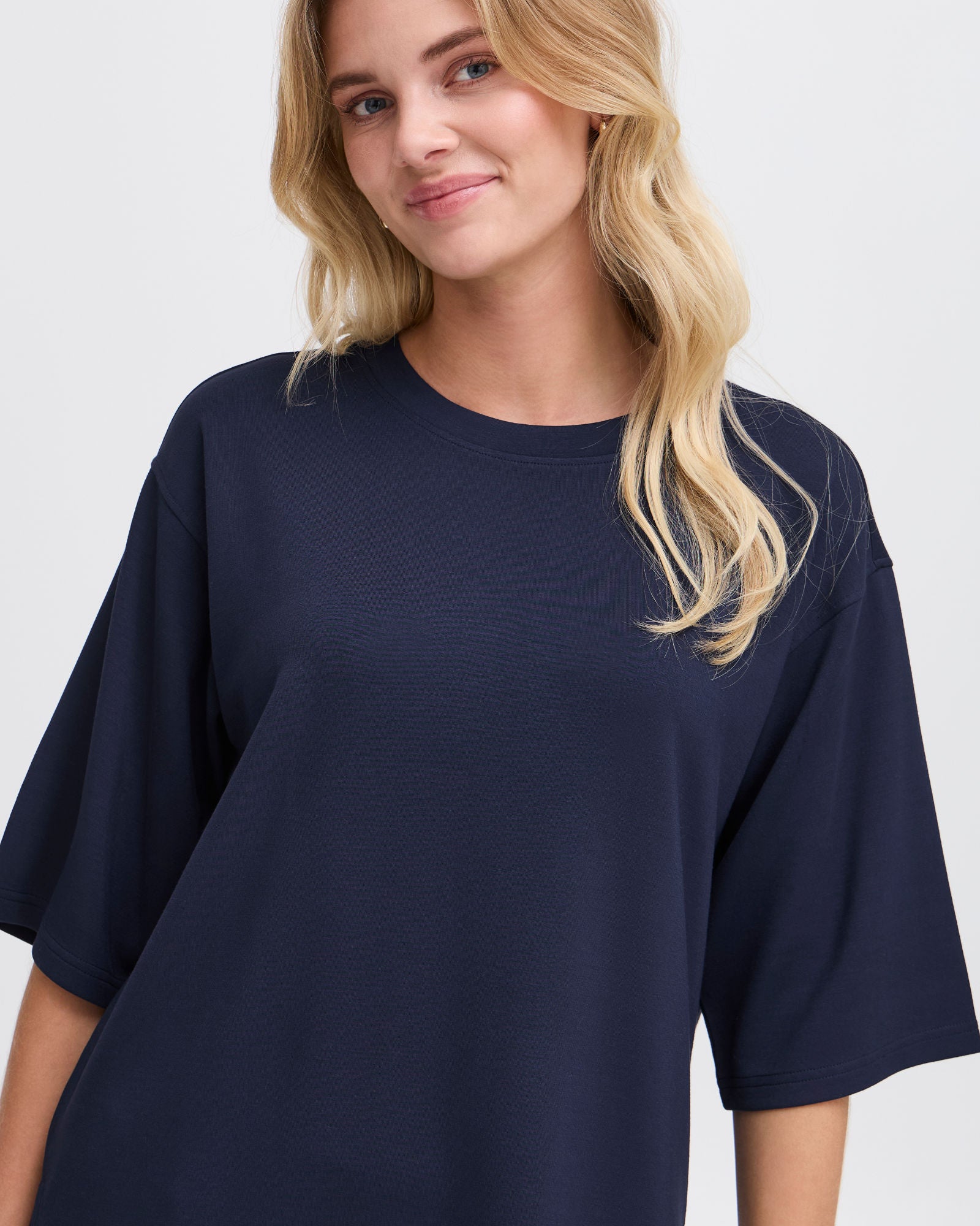 Aurora Short Sleeve Sweatshirt - Navy Blazer