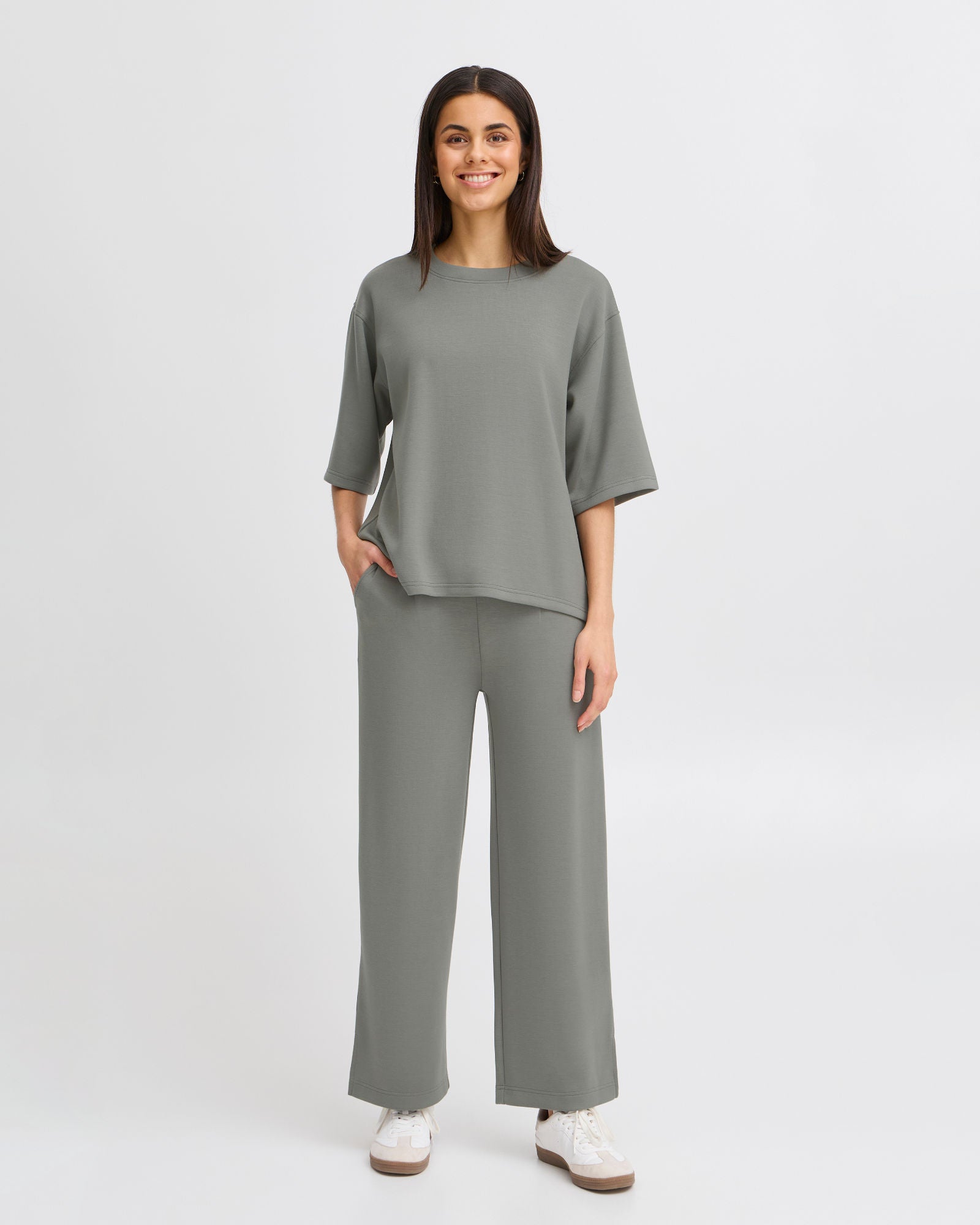 Aurora Trousers - Agave Green