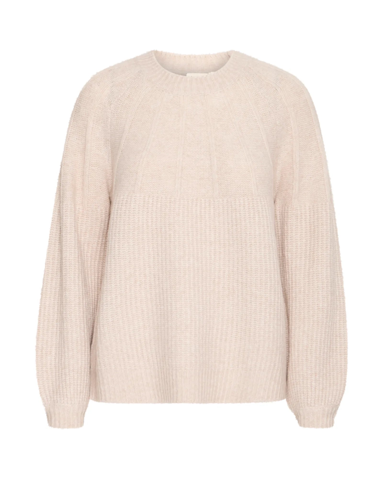 Beverly Knitted Jumper - Limestone Melange