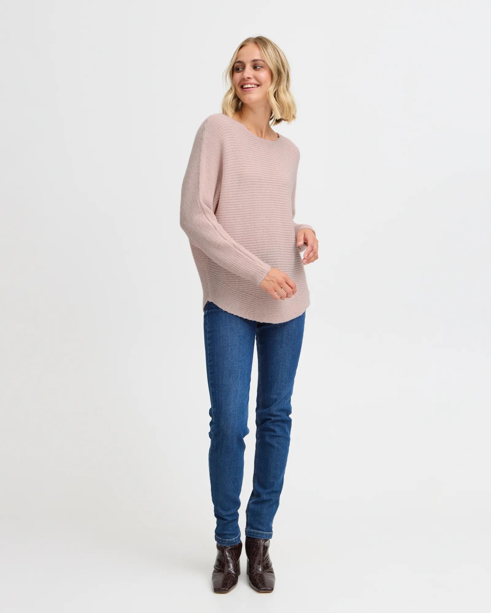 Eretta Pullover - Peachskin Melange