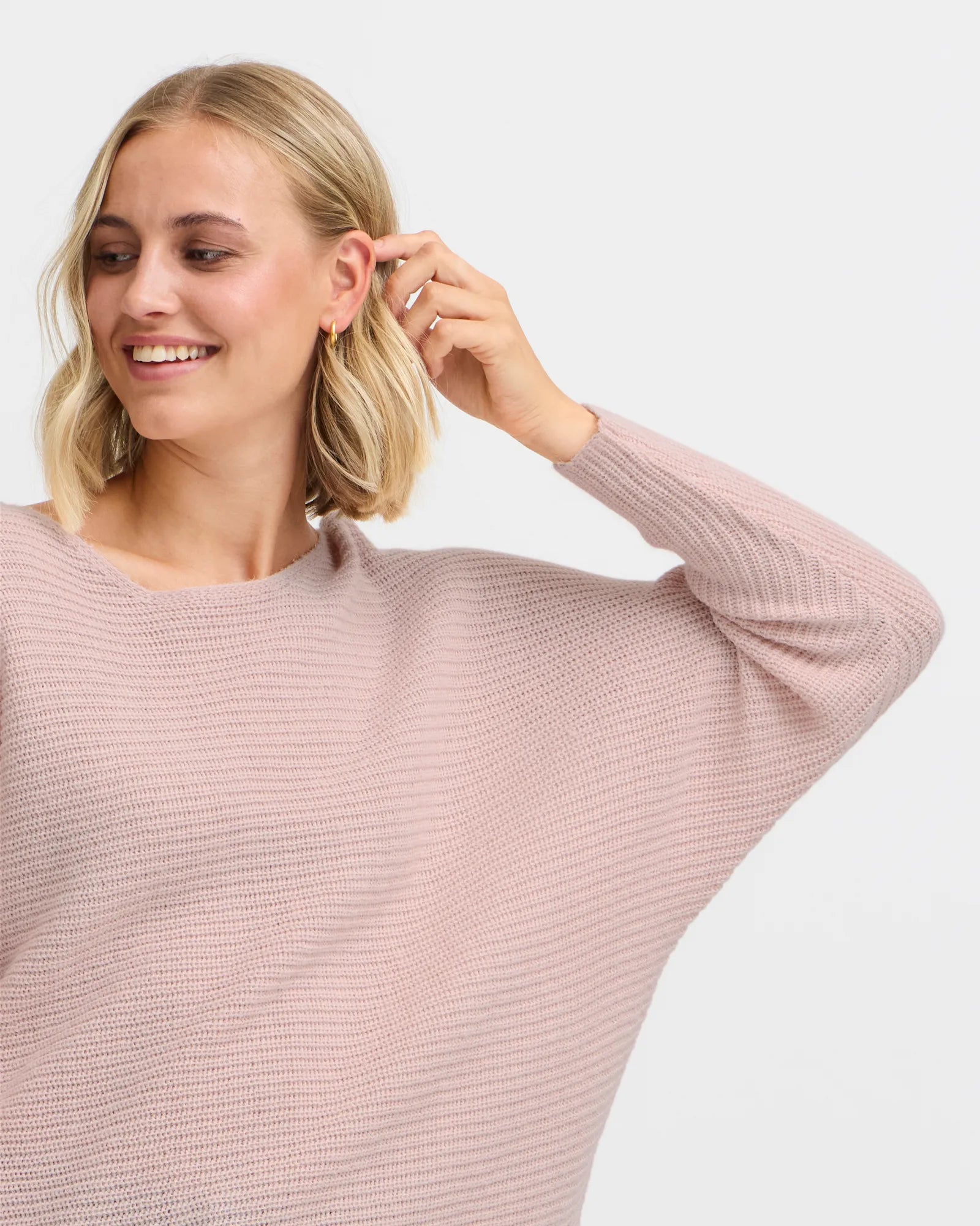 Eretta Pullover - Peachskin Melange