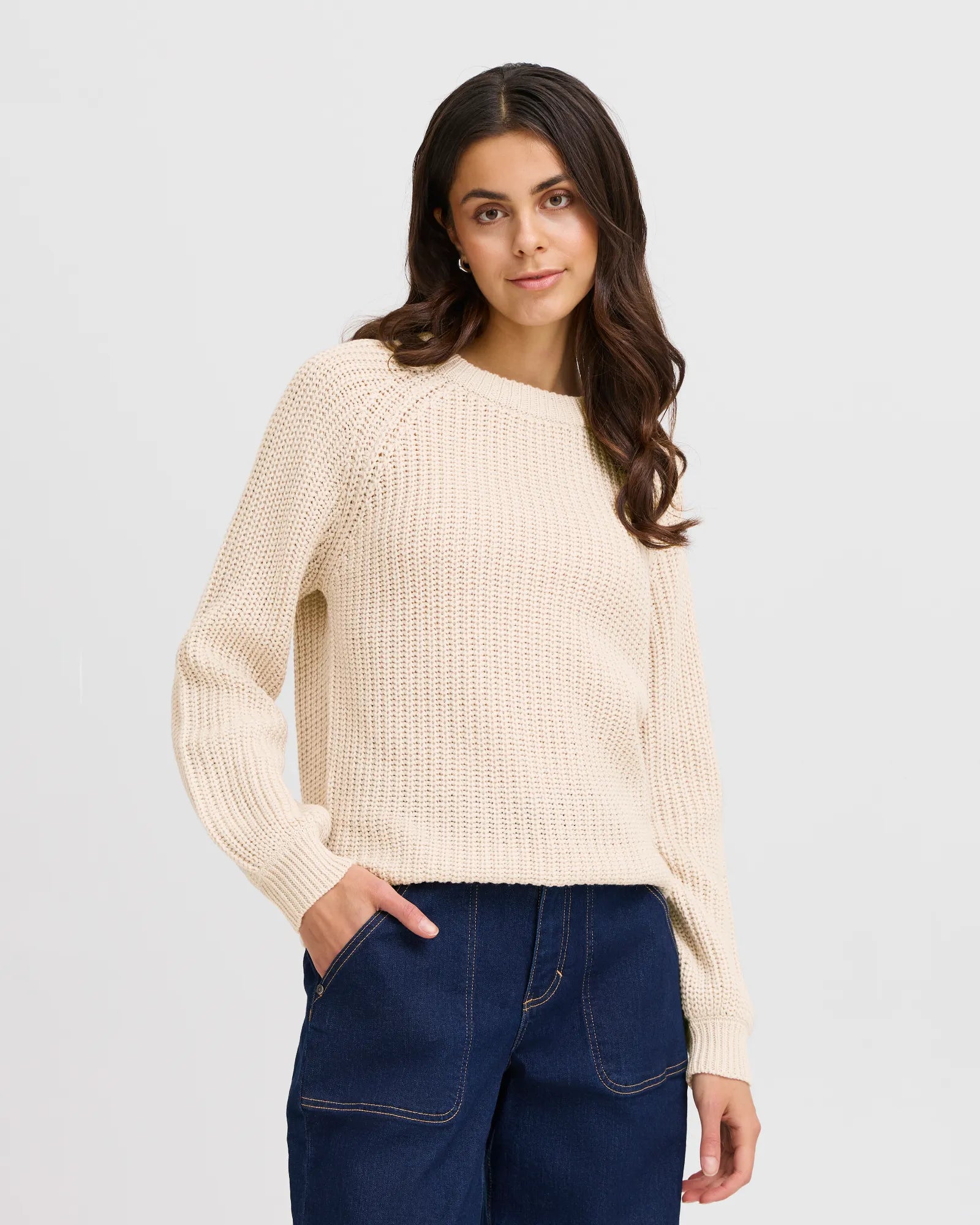 Erni Jumper - Limestone Melange