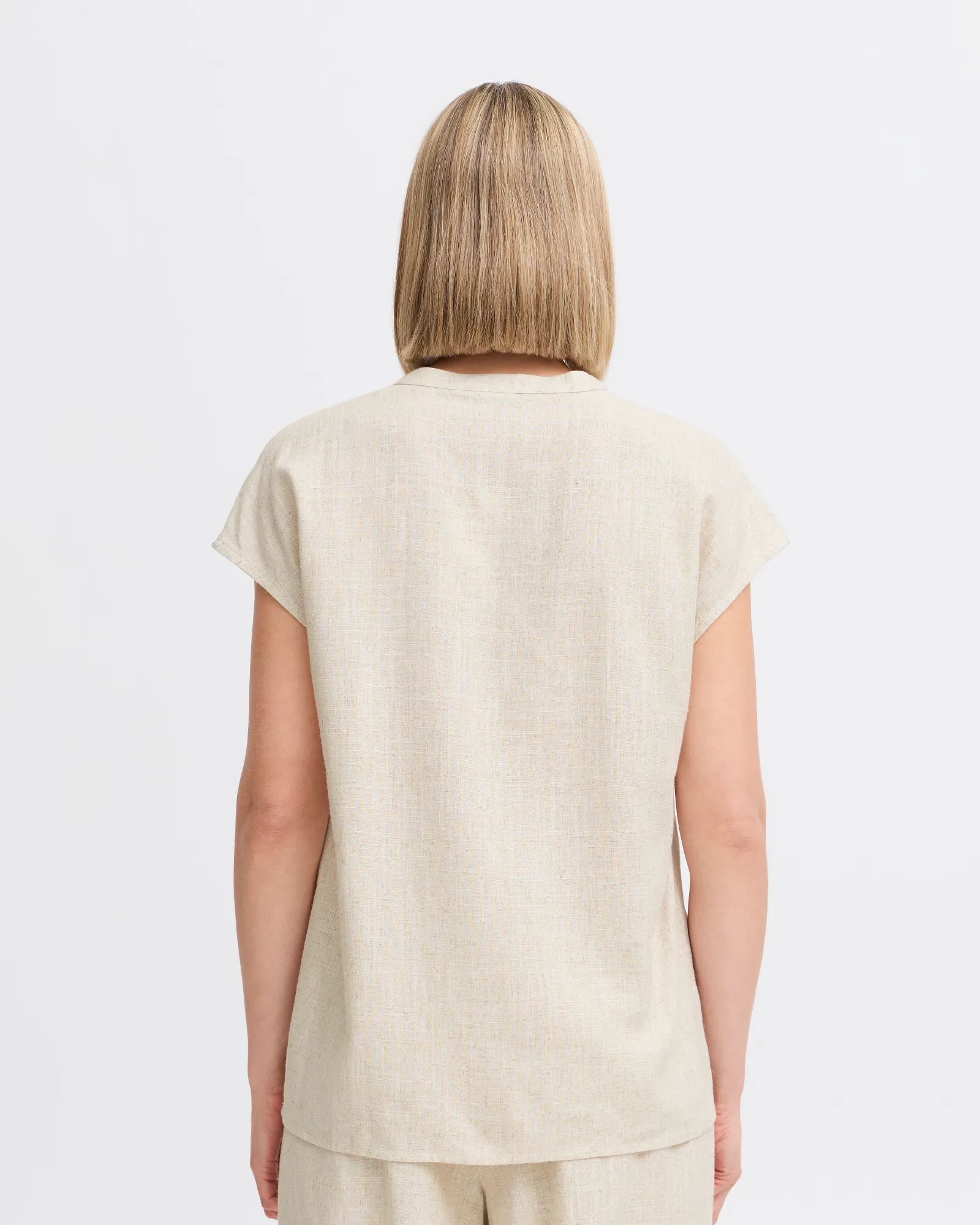 FRJUNA Blouse - Birch Melange