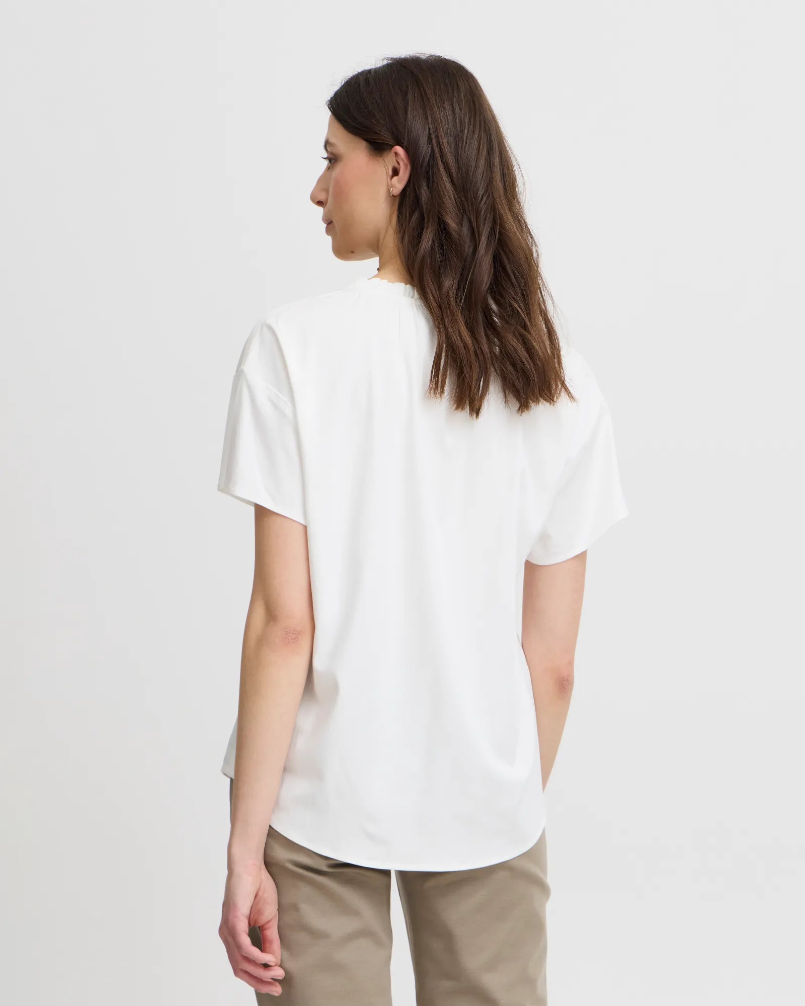 Justina Blouse - Blanc de Blanc