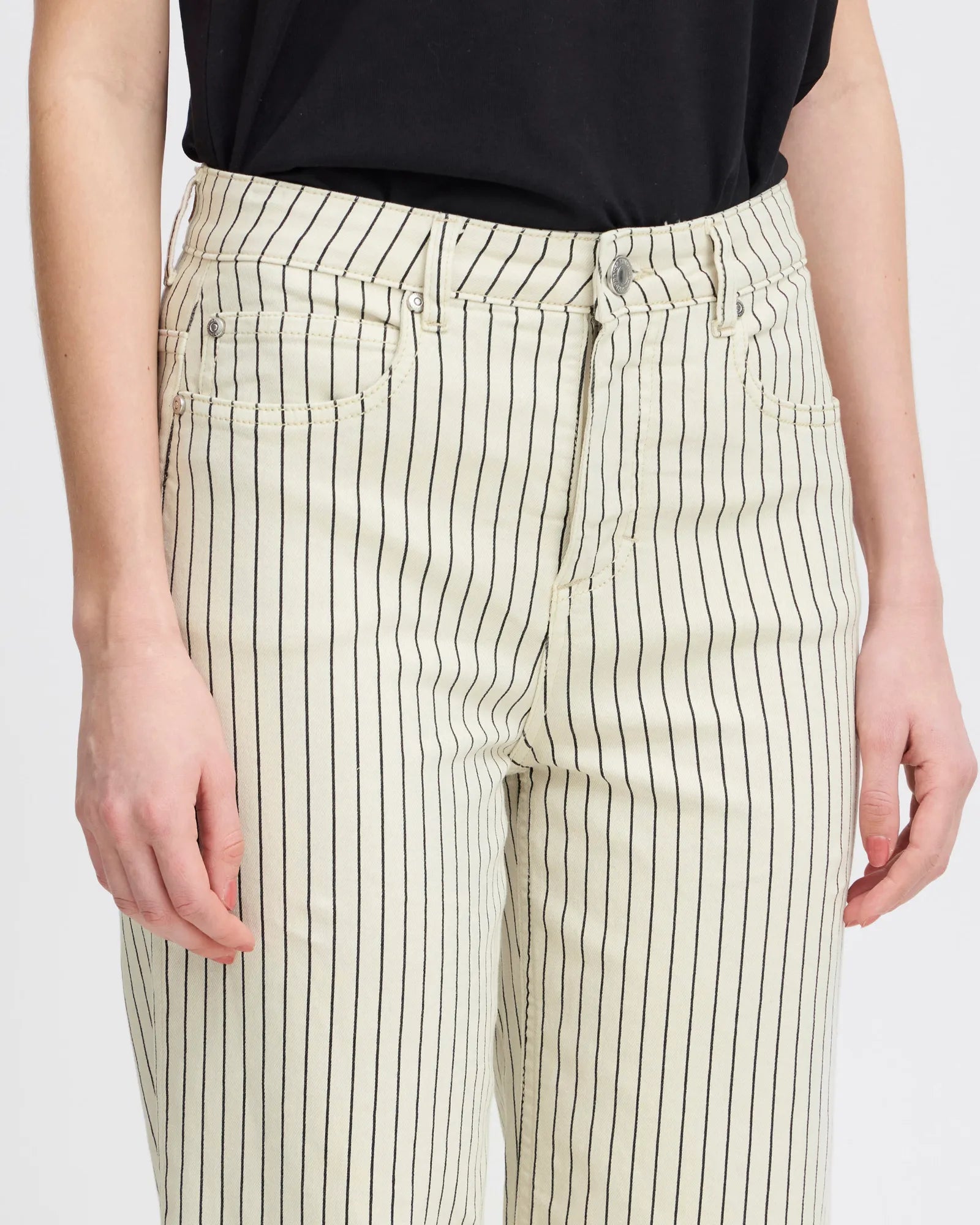 FRLINA Jeans - Birch Stripes