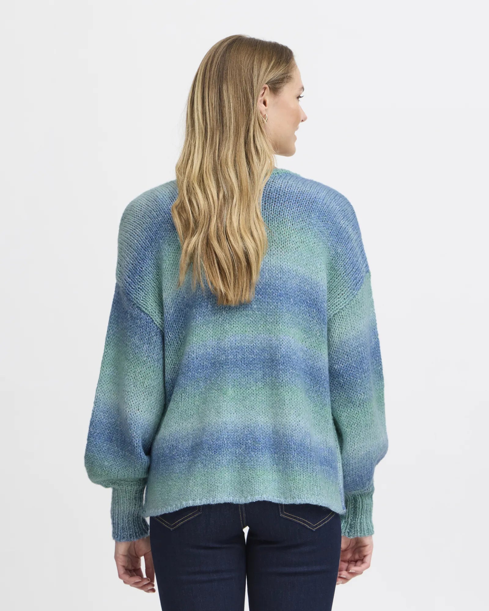 FRLULI Cardigan - Green Bay Mix