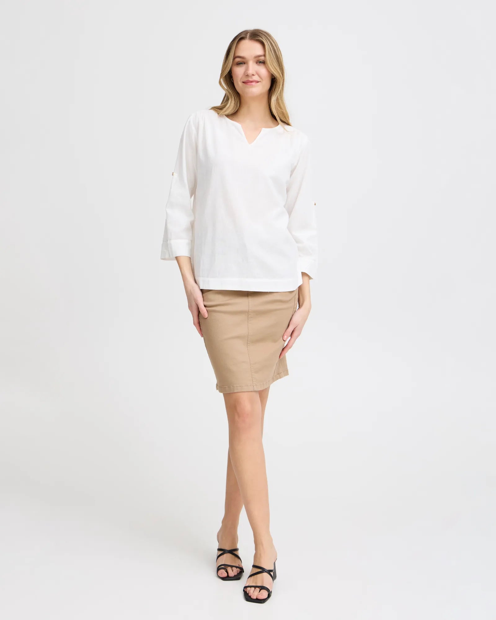 FRMADDIE Blouse - Blanc de Blanc