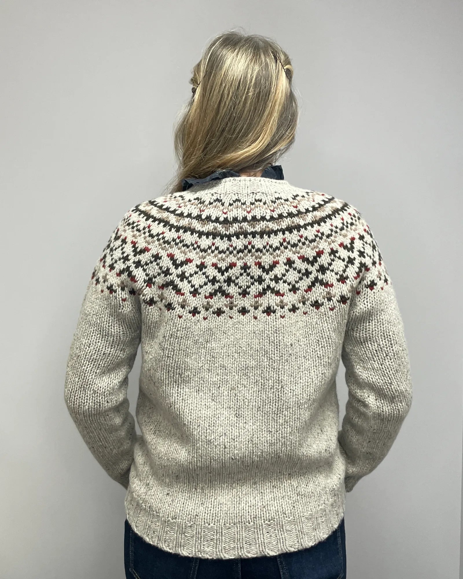 Women's Knitted Fair Isle Jumper (L5024/7) - Mull