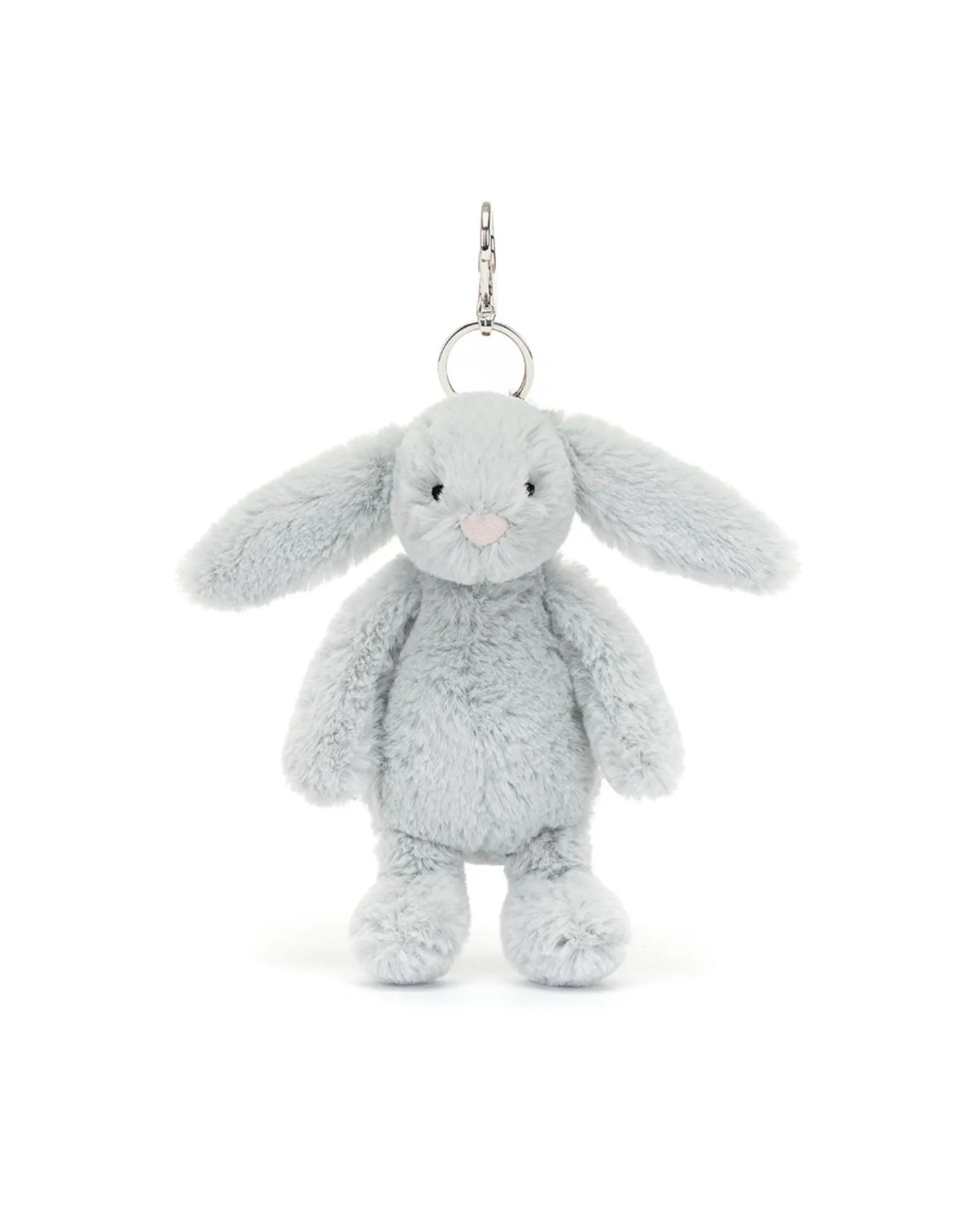 Bashful Silver Bunny Bag Charm