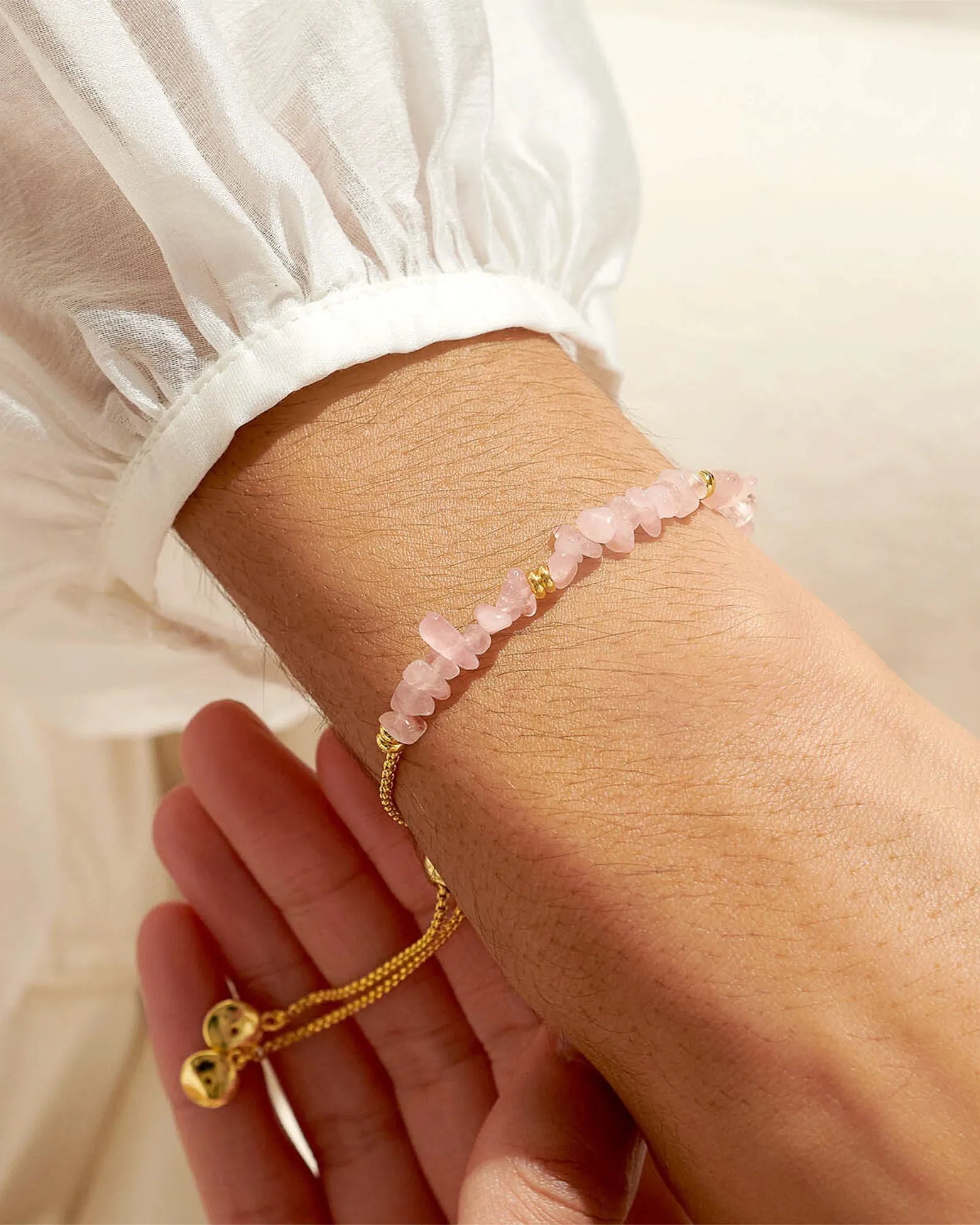 Manifestones Rose Quartz Bracelet