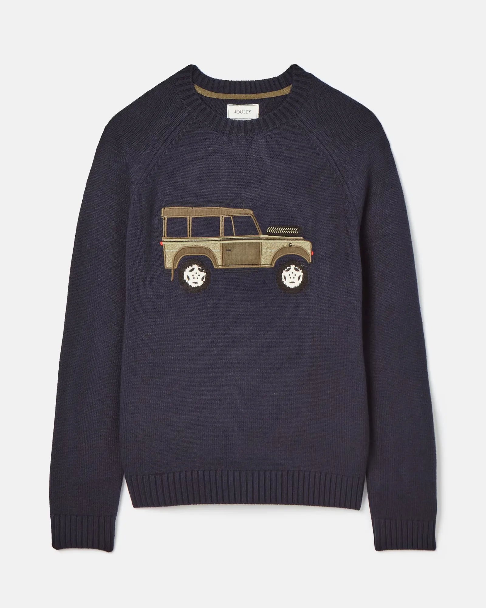 Cracking 4x4 Navy Applique Crew Neck Jumper