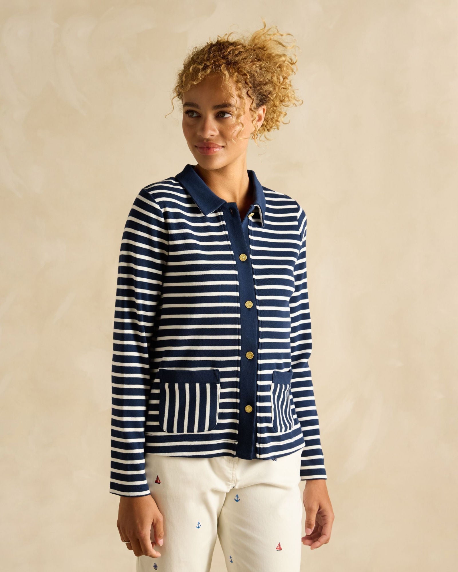 Harbour Cardigan - Navy