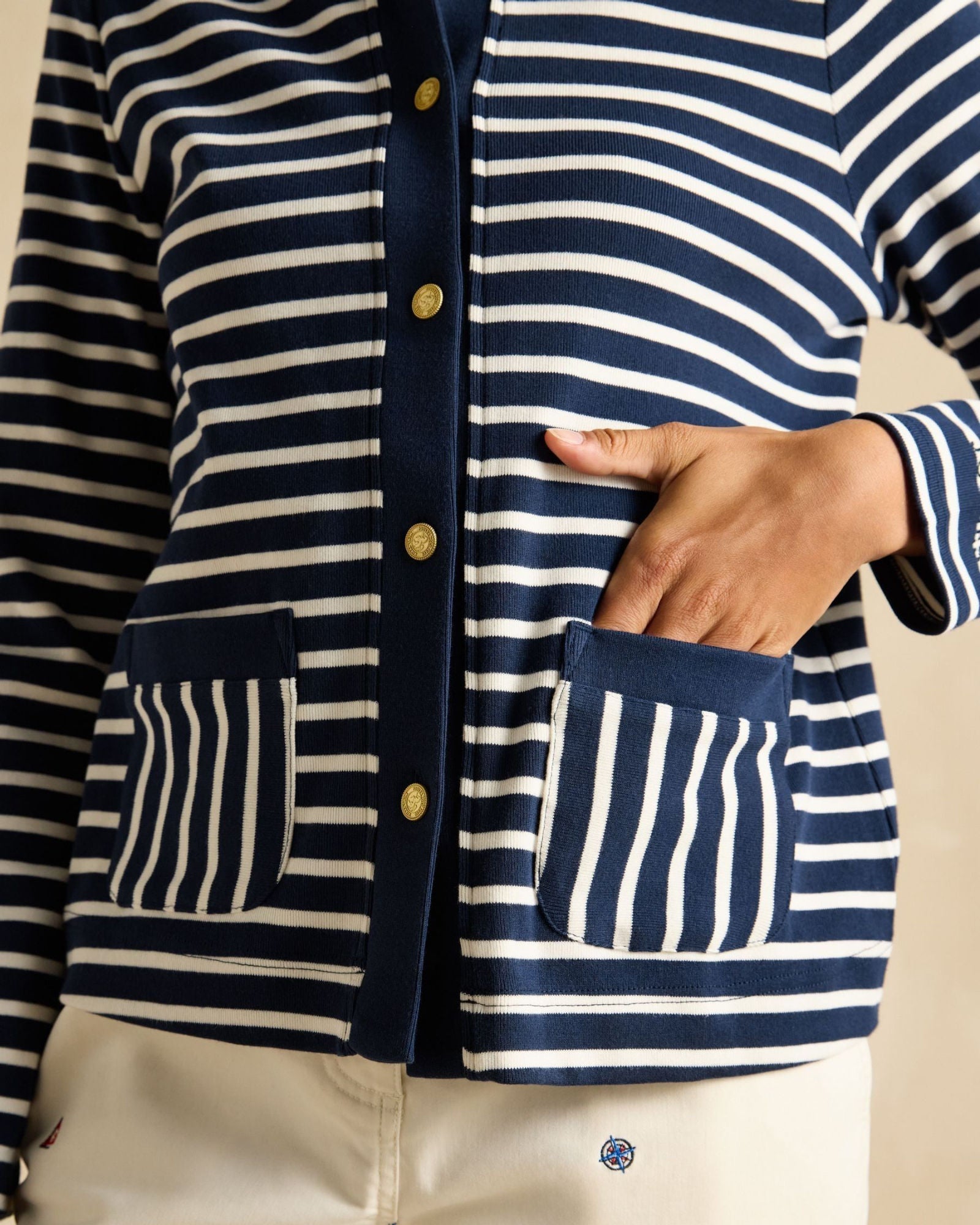 Harbour Cardigan - Navy