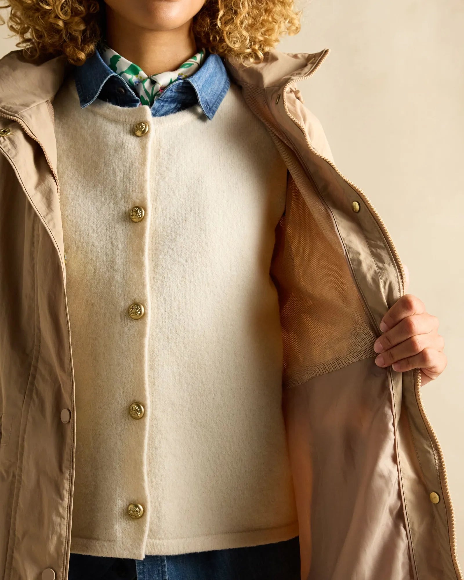 Hensley Coat - Tan Brown