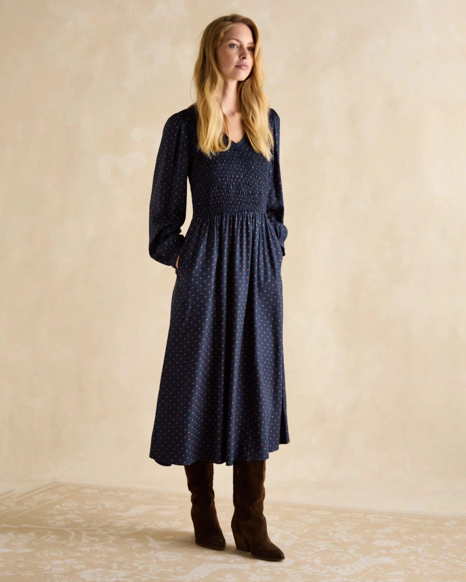 Lilliana Dress - Navy