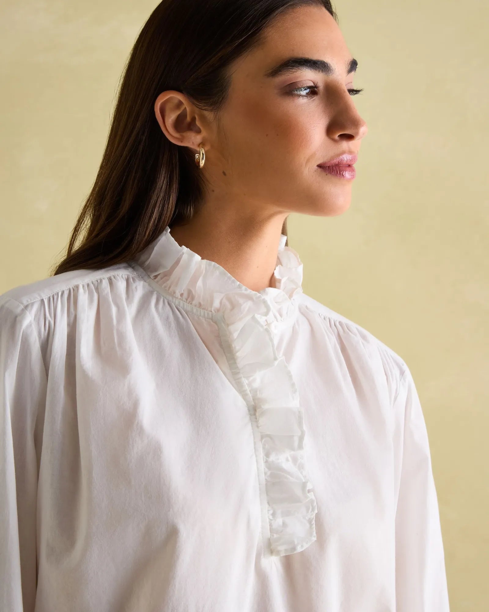 Melanie Blouse - Chalk