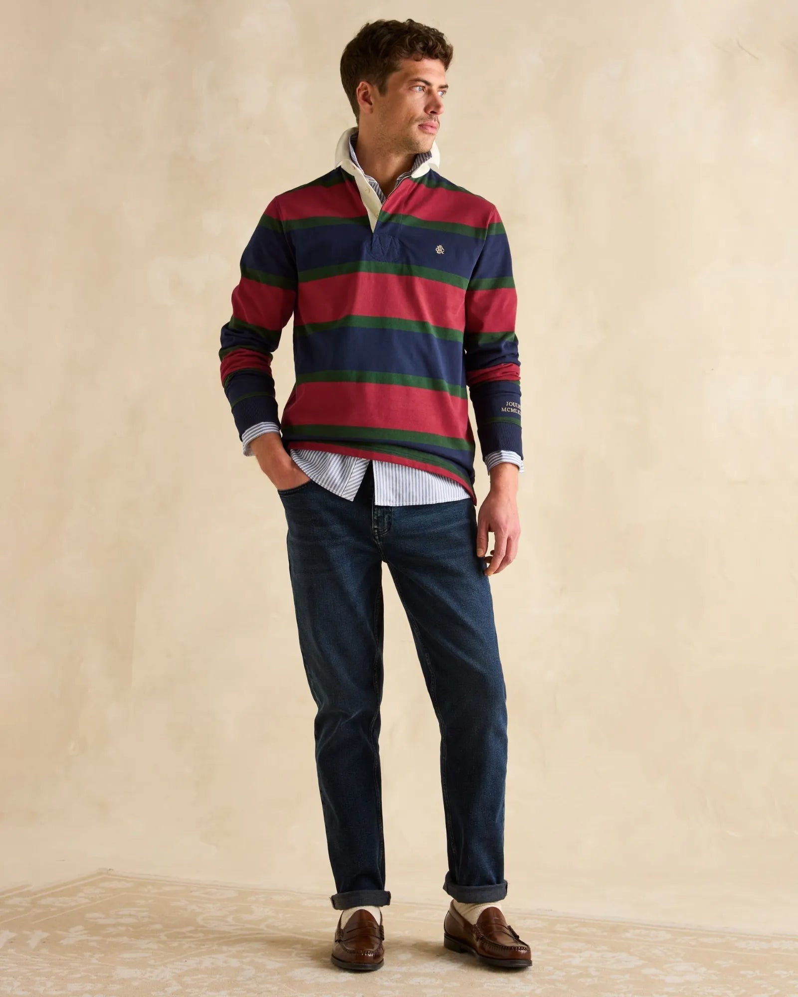 Onside Rugby Shirt - Red/Navy