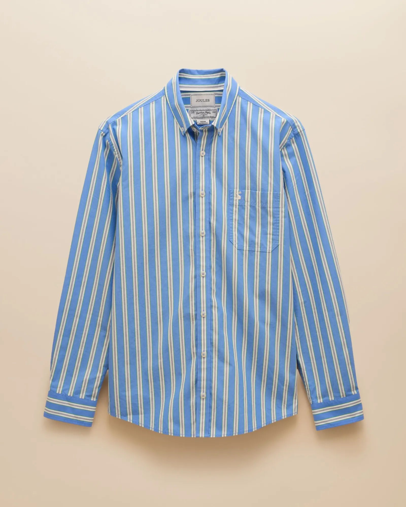 Poplin Shirt - Blue Stripe