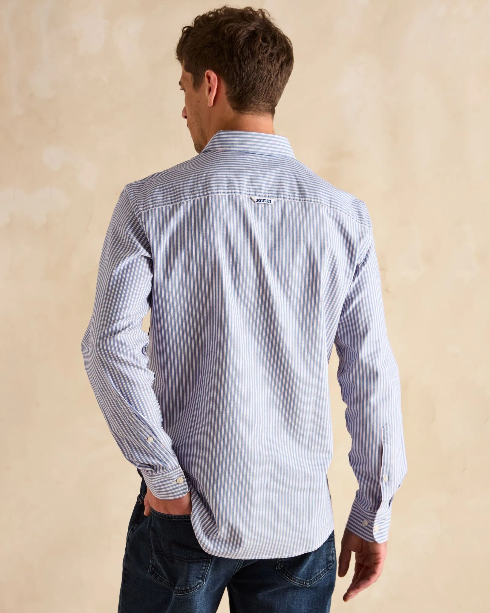 Stripe Oxford Shirt - Blue