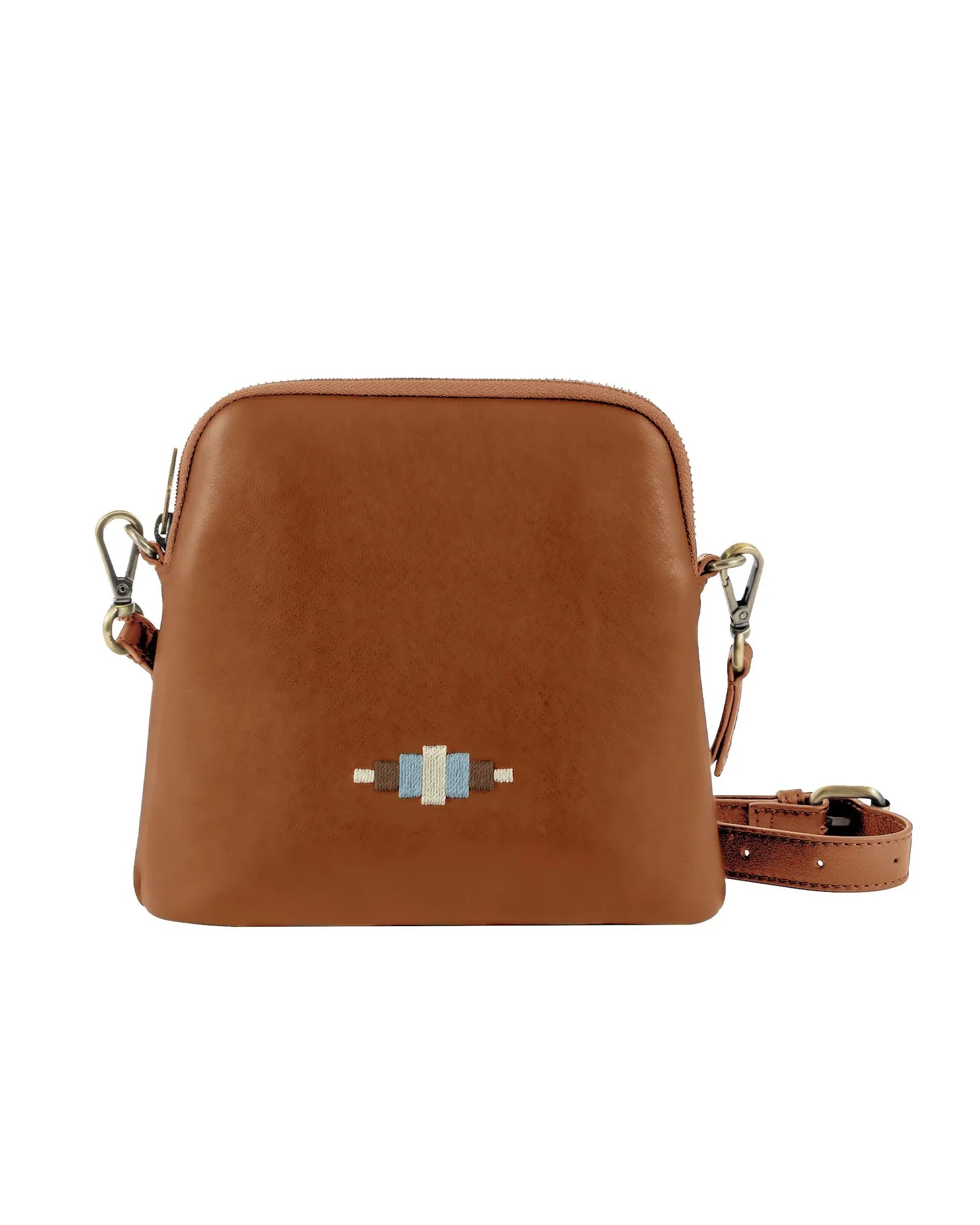 Belleza Crossbody Bag - Tan Leather