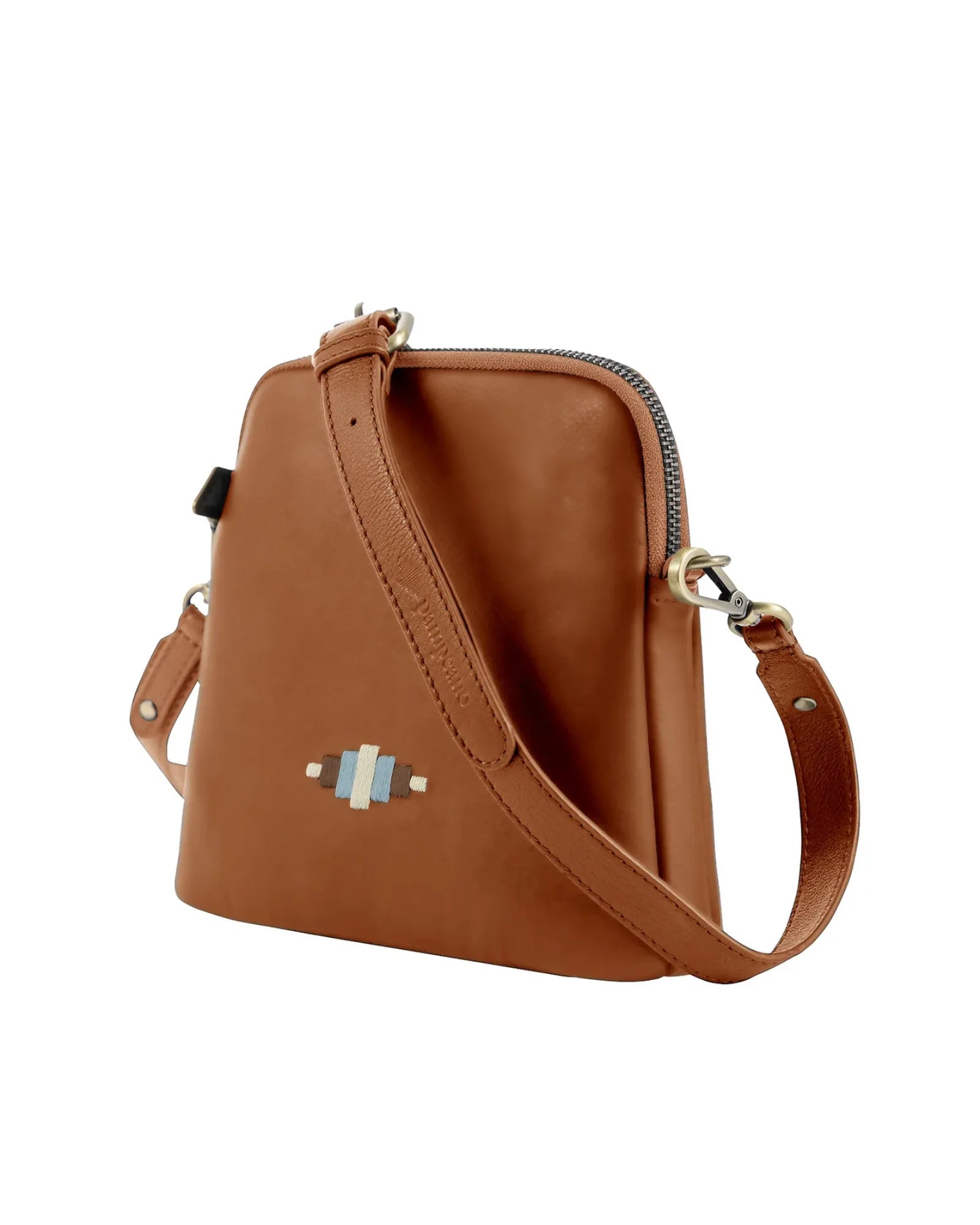 Belleza Crossbody Bag - Tan Leather