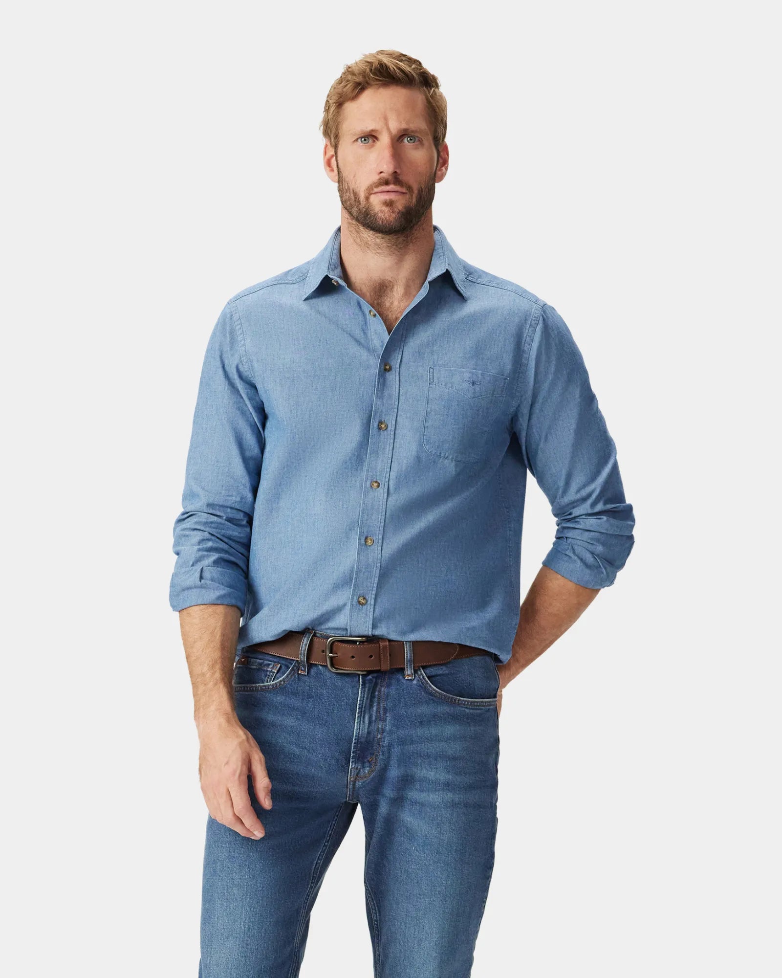 Classic Chambray Shirt - Indigo