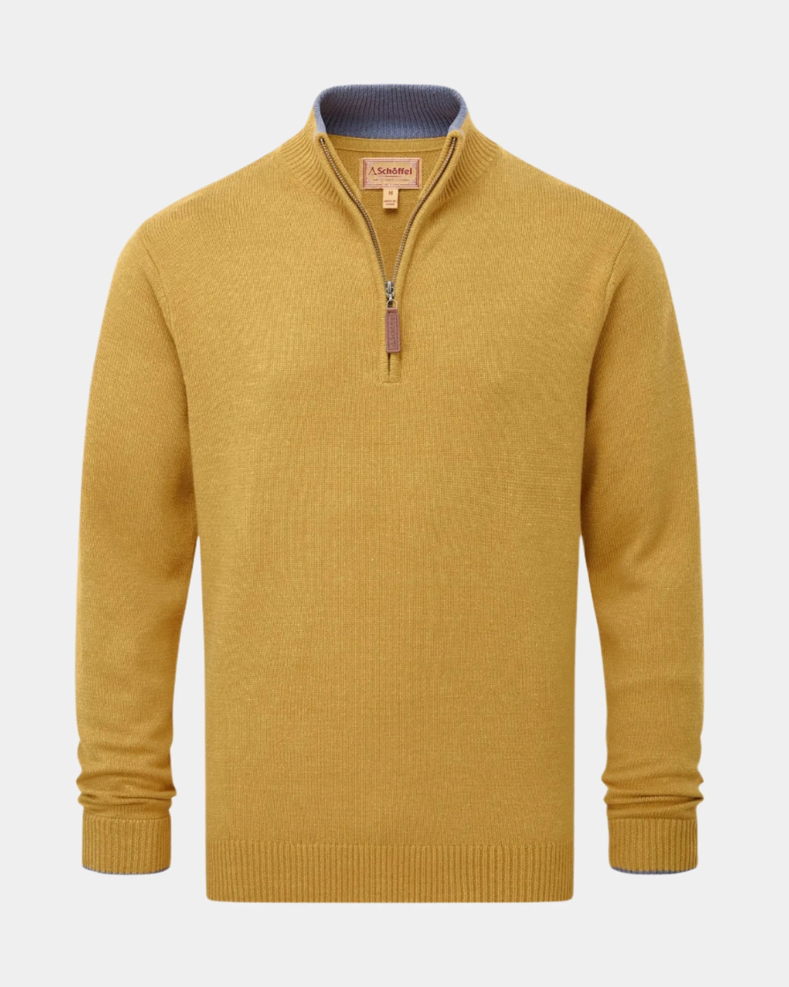 Blair Quarter Zip Jumper - Mustard