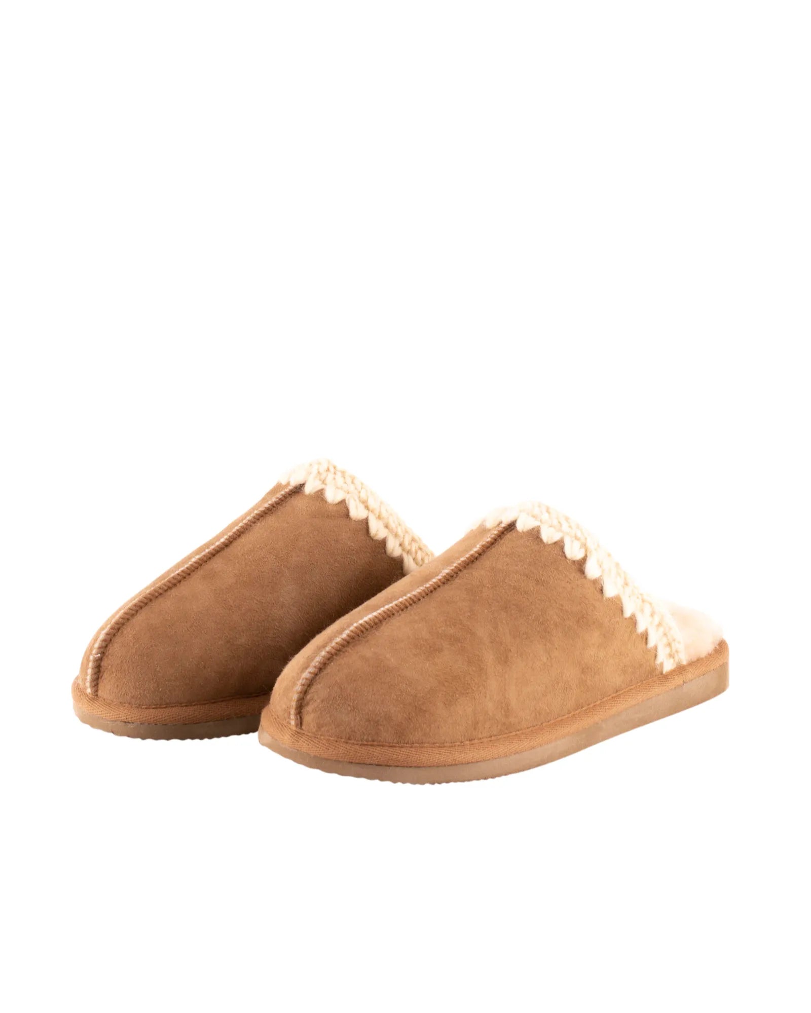 Selina Slippers - Chestnut