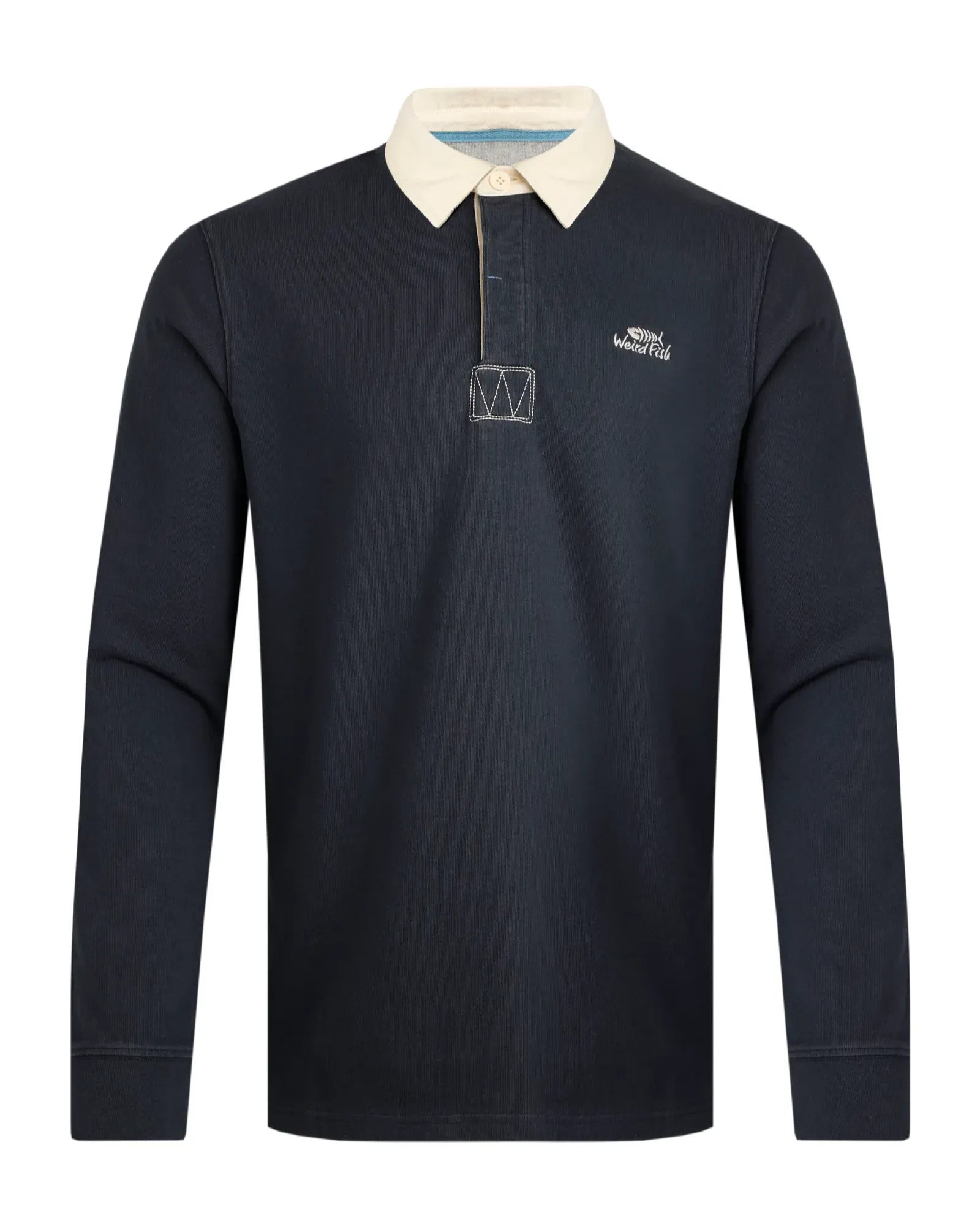 Fulshaw Organic Long Sleeve Rugby Shirt - Navy Blue