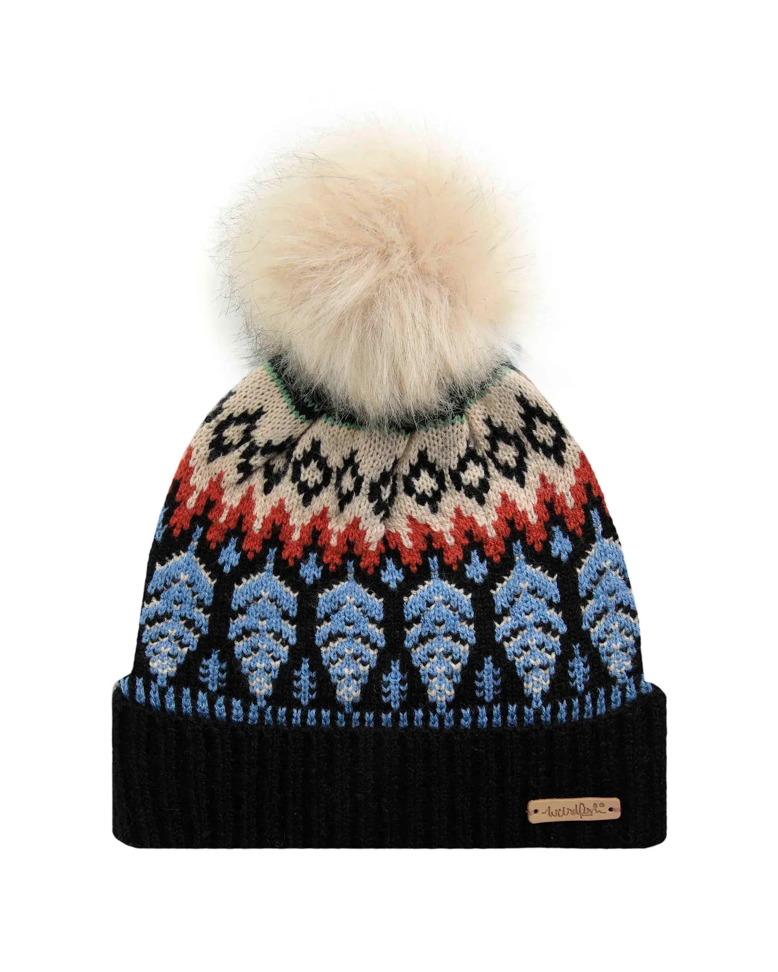 Keara Midnight Eco Fair Isle Bobble Hat