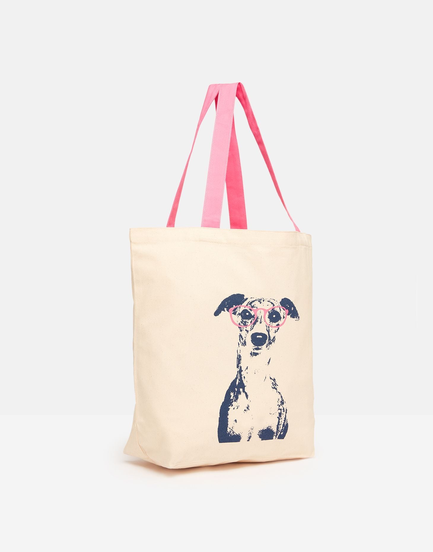 Lulu Printed Tote Bag - Dog Glasses