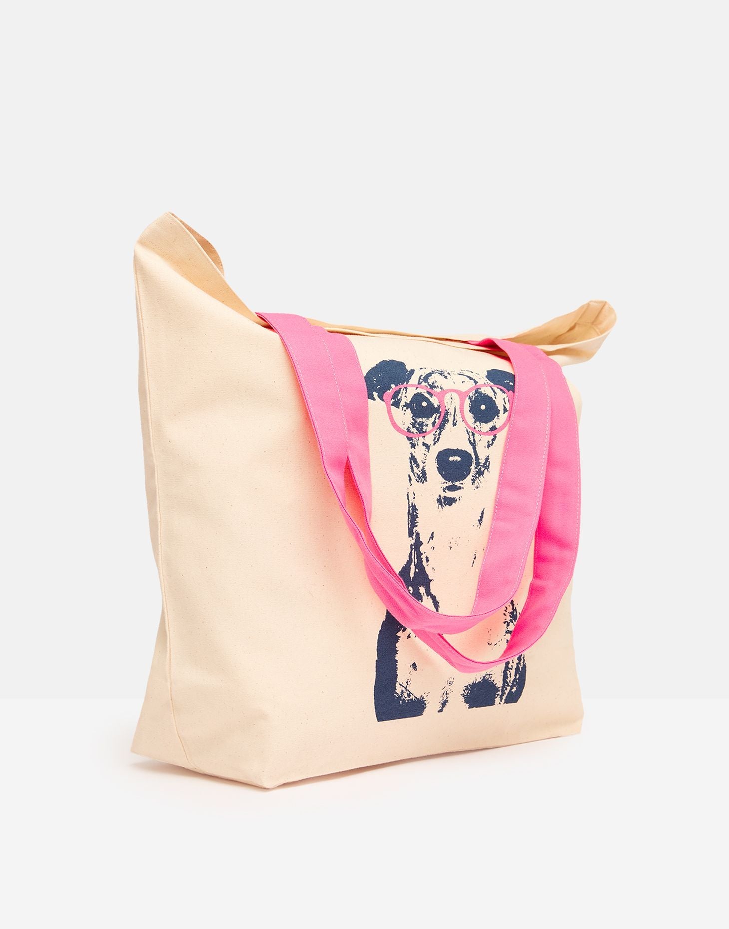 Lulu Printed Tote Bag - Dog Glasses