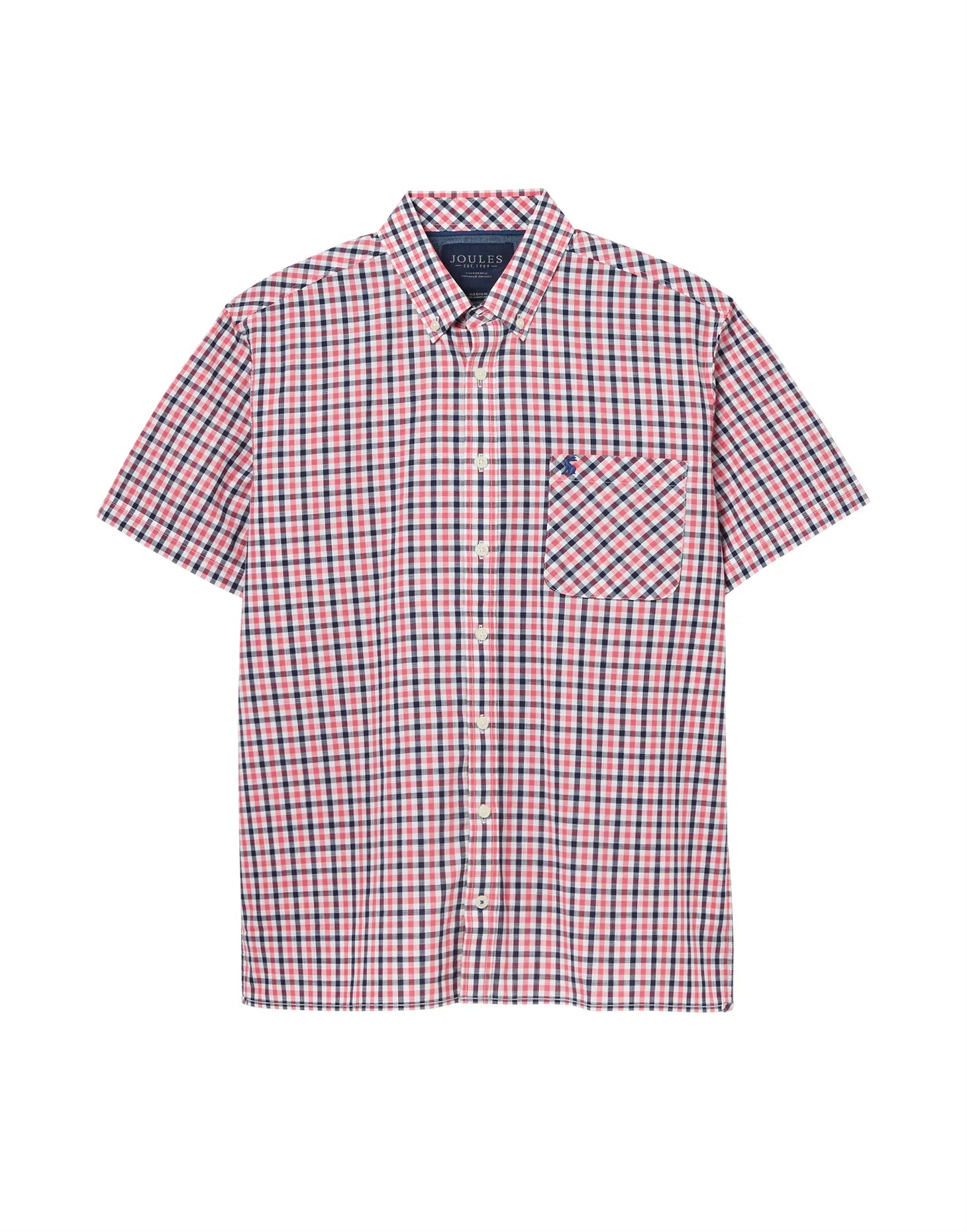 Wilson Shirt - Pink Navy Gingham