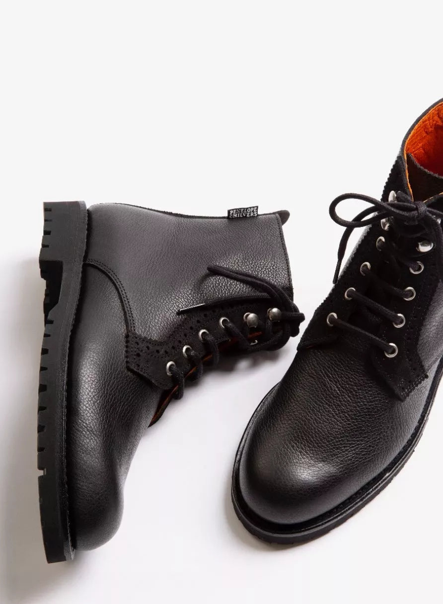 Rodriguez Leather Boot - Black